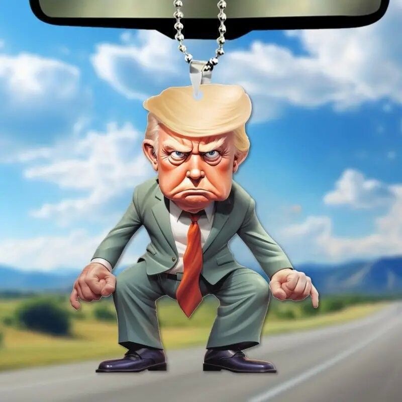 Car Decoration Pendant Trump Car Rearview Mirror Decoration Pendant