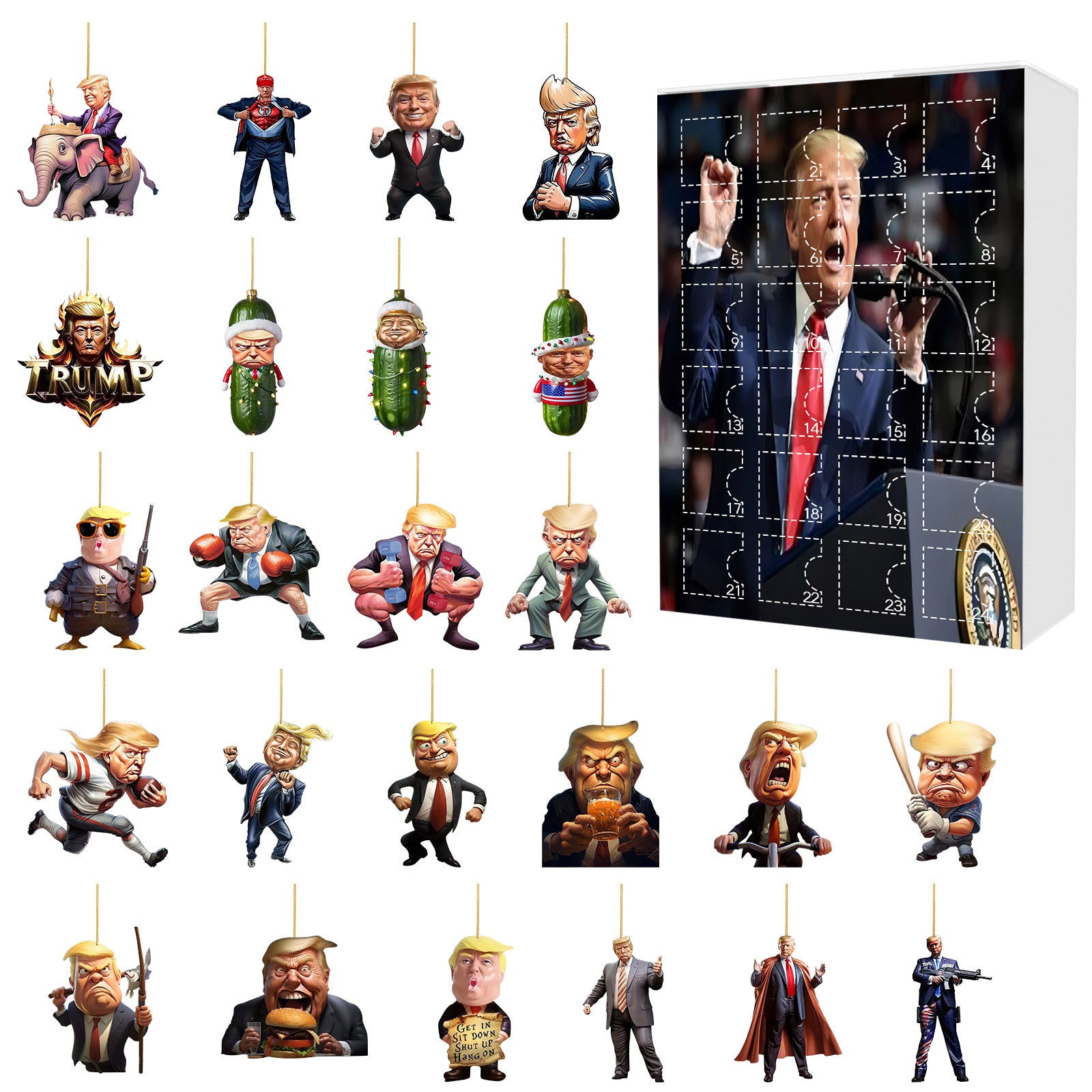 Christmas Countdown 24 Days Calendar Blind Box