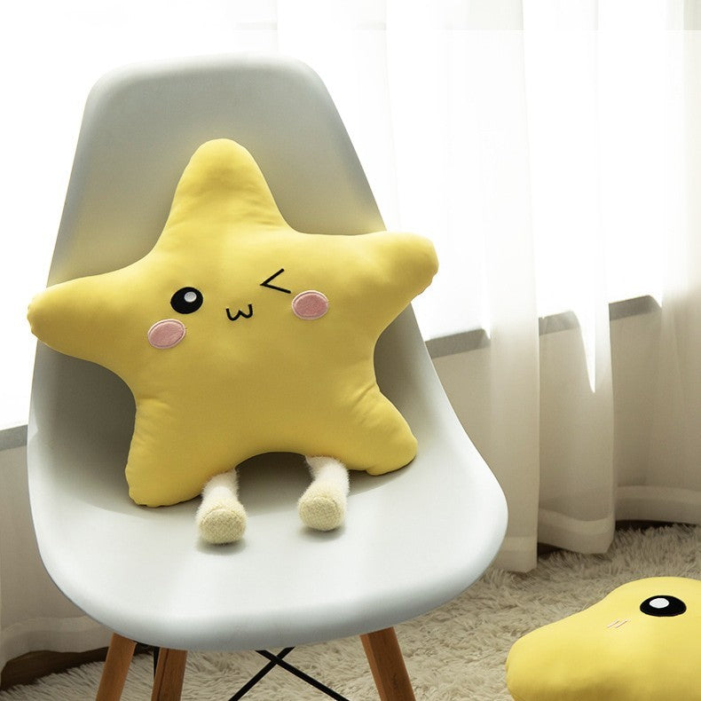 Nylon Silk Star Pillow Super Soft Cloud Cushion