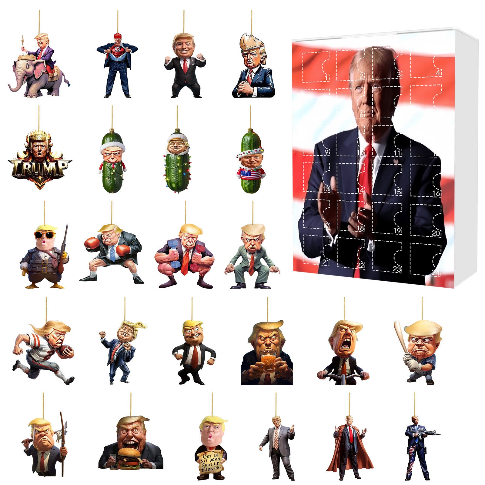 Christmas Countdown 24 Days Calendar Blind Box