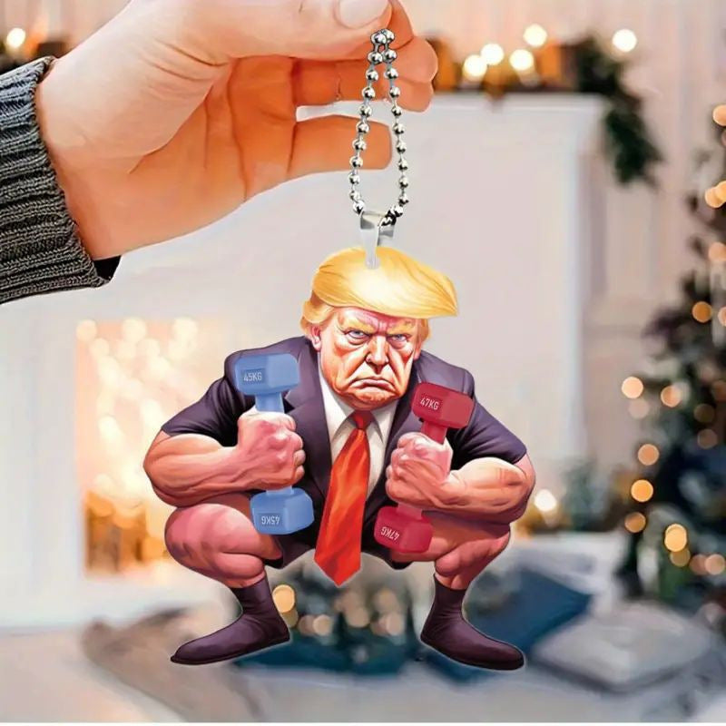 Car Decoration Pendant Trump Car Rearview Mirror Decoration Pendant